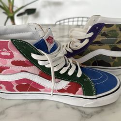 Bape And Vans Limited Edition Colab