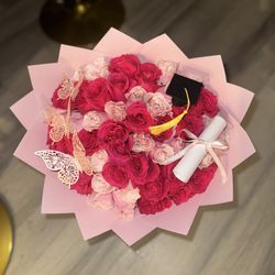 grad bouquet🩷