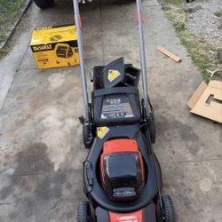 56V 21 in. Cordless Battery 3-in-1 Walk Behind Self-Propelled Lawn Mower w/ (2) 5Ah Batteries and Ra