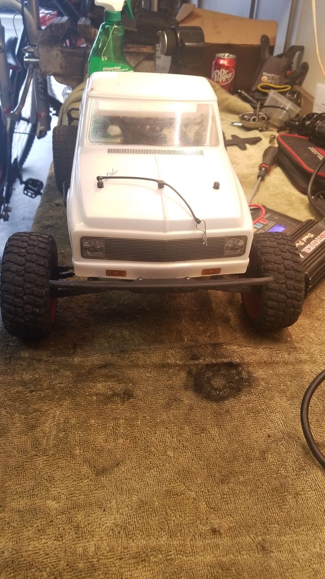 Hpi blitz with 70s Chevy body.