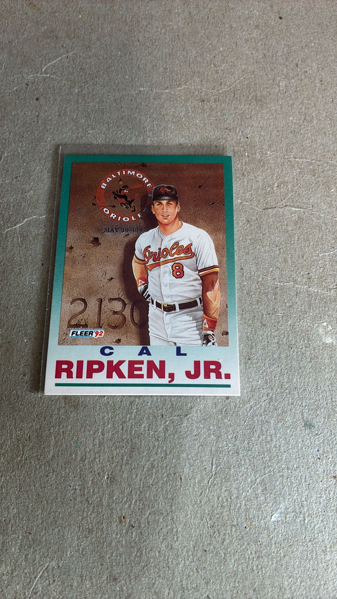Baseball Card Cal Ripken Jr