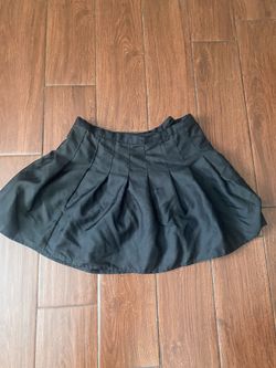 Black Pleated Skirt