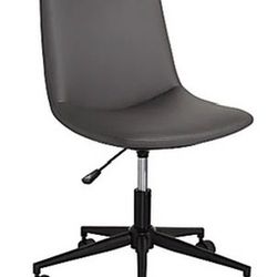 Like New!!! Back Task Desk Chair, Dark Gray, Computer seat (HABLÓ ESPAÑOL) 