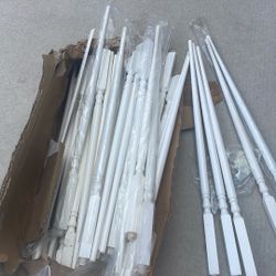 Spindle Painted White 