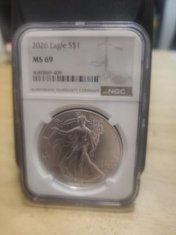 2026 American Silver Eagle S$1 NGC MS69