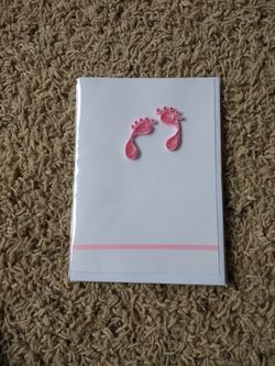 Baby shower greeting card