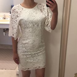 H&M gold label. Lacey dress. Xs