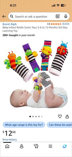 Sensery toys wrist foot