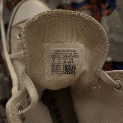 White Platform Converse