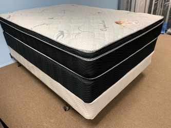 CAL-KING PILLOW TOP MATTRESS SET