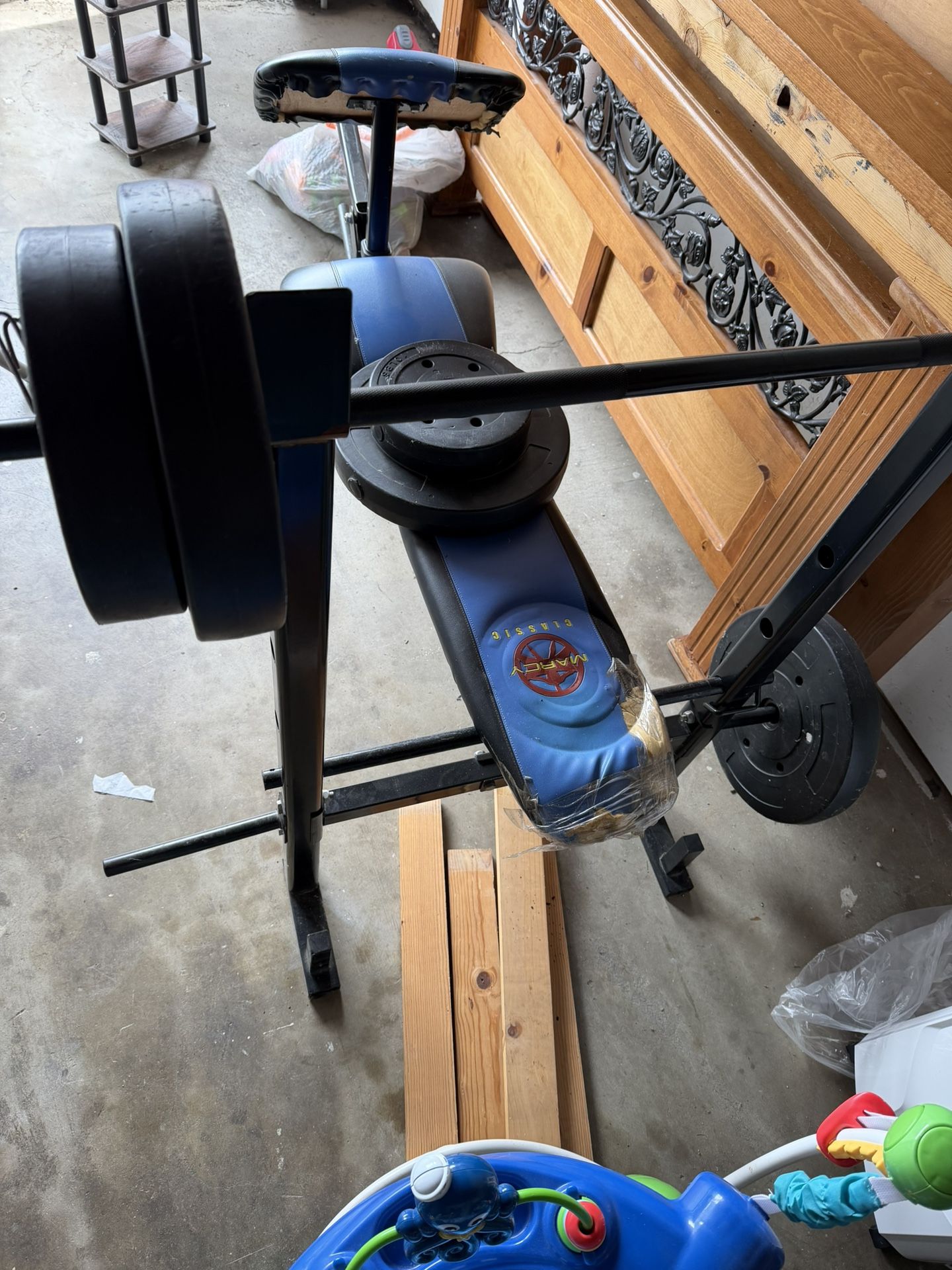 Workout Weight Bench And Weights