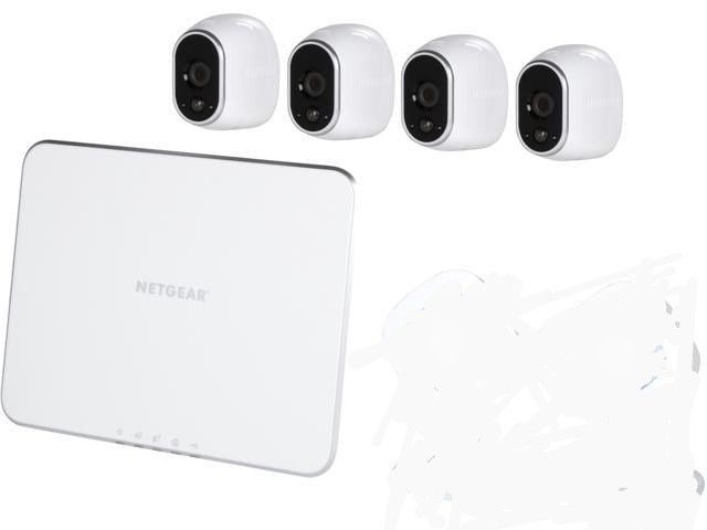 4 Netgear Cameras And Base