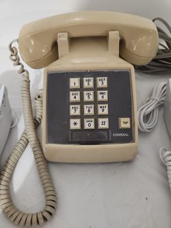 3 Vintage Telephones