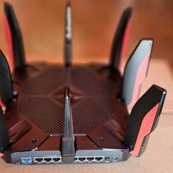 TP Link WiFi 6 Gaming Router AX11000 And Netgear Cable Modem