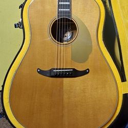 '23 Fender California King Vintage All Solid Wood A/E Guitar Aged - Natural  with Fender's Hardcase
