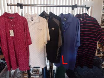 Golf shirts Size L Each $20 Cash and Pick Up