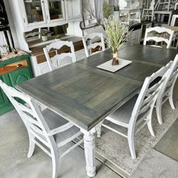 Dining Table And 6 Large Chairs