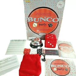 BUNCO Party Game Complete Set For 2 To 12 Players, Ages 8 + Deluxe Set
