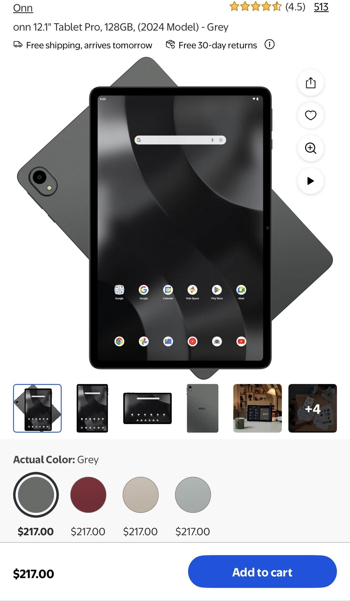 Onn 12.1 Tablet Pro Android 14