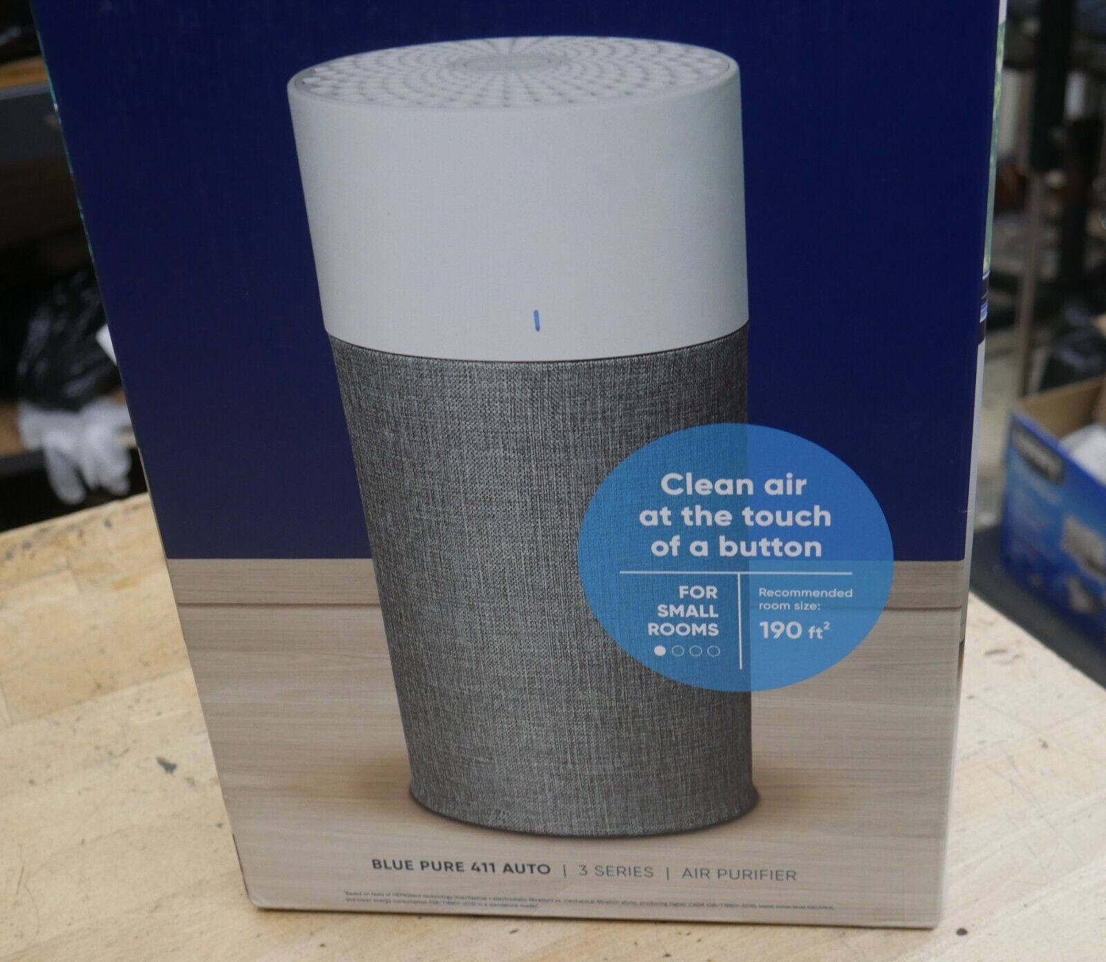 Blueair Blue Pure 411 Auto HEPA Silent Air Purifier WITH 2 EXTRA FILTERS NEW