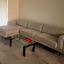 Grey Couch And Coffee Table