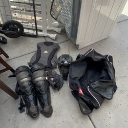 Catchers Gear. 