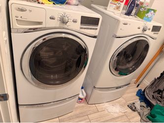 Whirlpool Duet Front Load Washer and Dryer with Drawers
