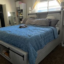 Wooden King Size Bed Frame