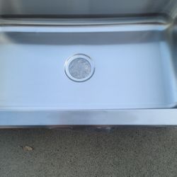 33" Single Bowl Dual Mount 