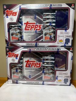 2026 Topps Flagship Football Super Box (Lot of 2)