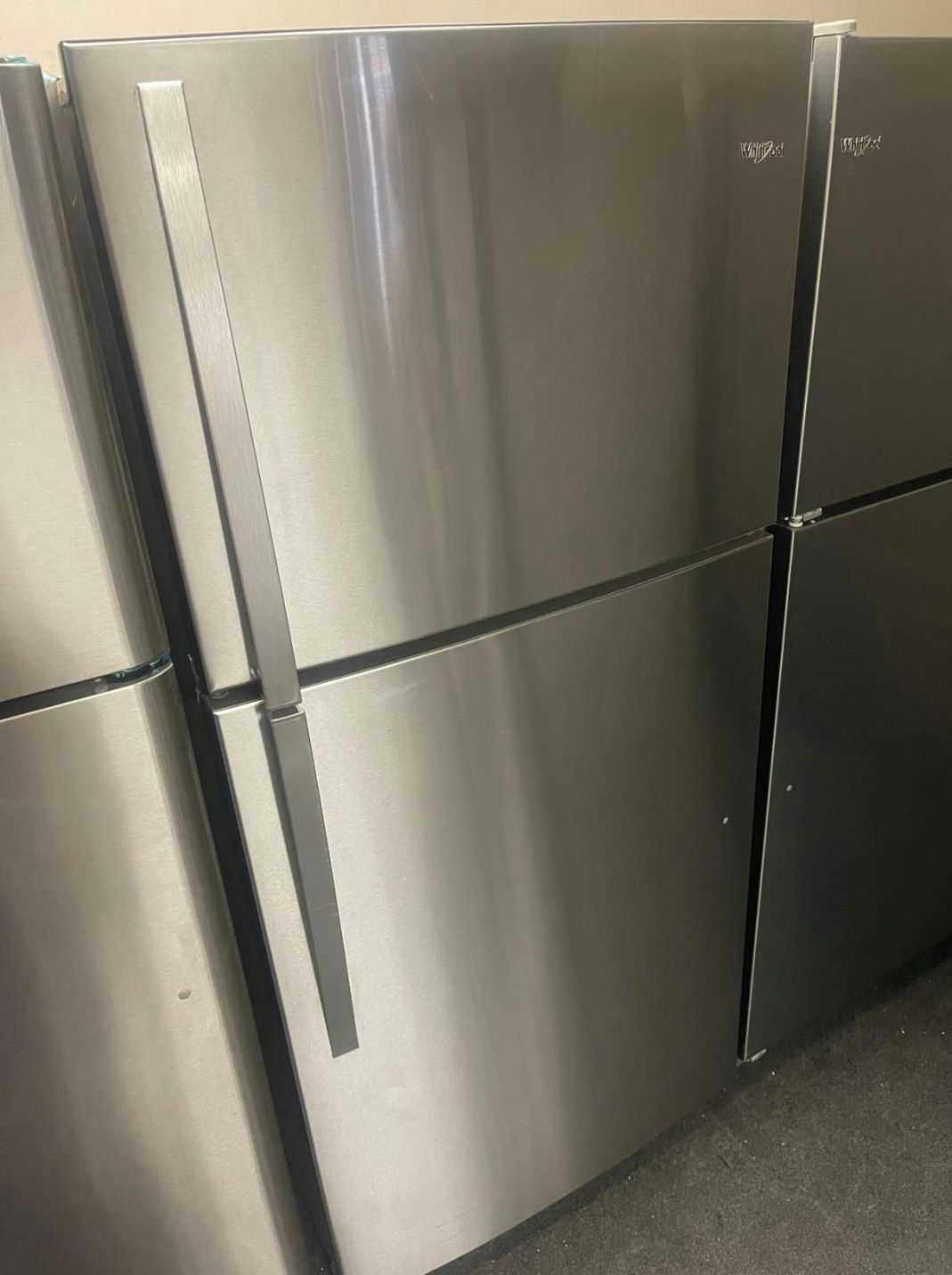 Whirlpool Top Mount Refrigerator Stainless Steel