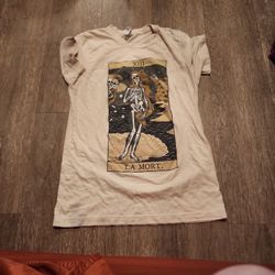 Small Unisex Death Of Venus Beige Shirt