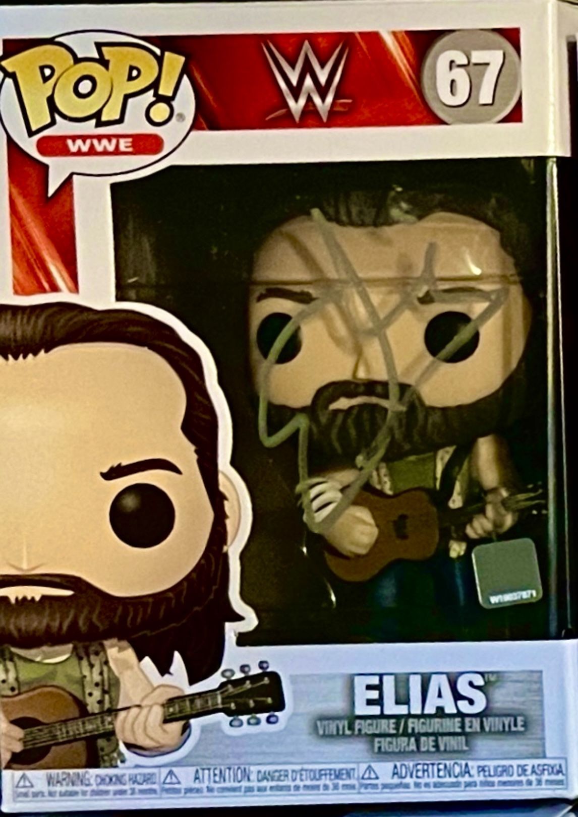 Elias Wwe Signed Funko