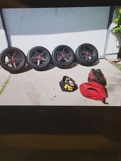 Rsx stock wheels/W handkook(plastic Dipped)