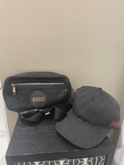 Gucci hat and bag