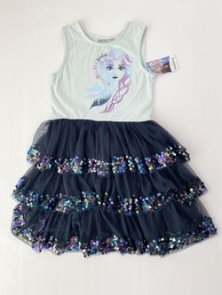 New Disney Frozen Youth Girls Dress Large (10/12)