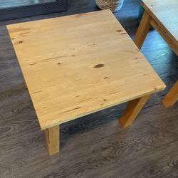 2 Wood Tables 
