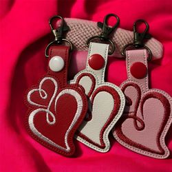 Valentine’s Day Key Fobs Hearts 