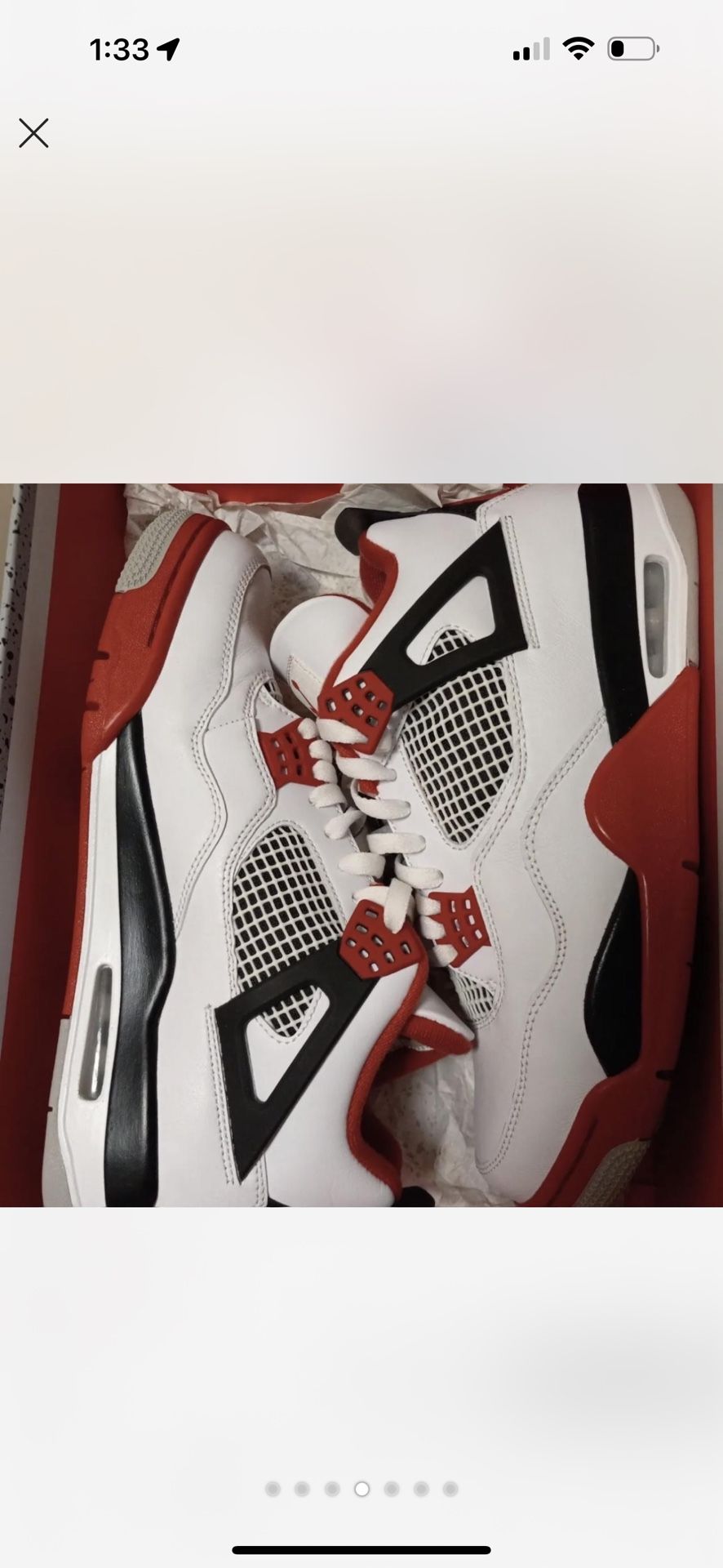 Jordan 4 Fire Red BRAND NEW MUST GO