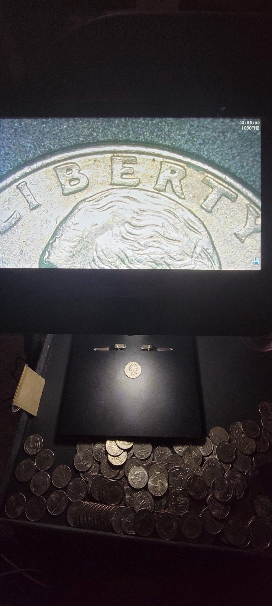 1998 p ERROR QUARTER!! Double Dye Obverse