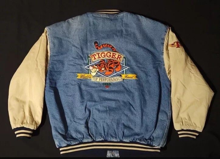 Vintage Disney Store Original Tigger Baseball style Jacket