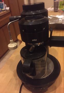 Braun espresso maker, used once