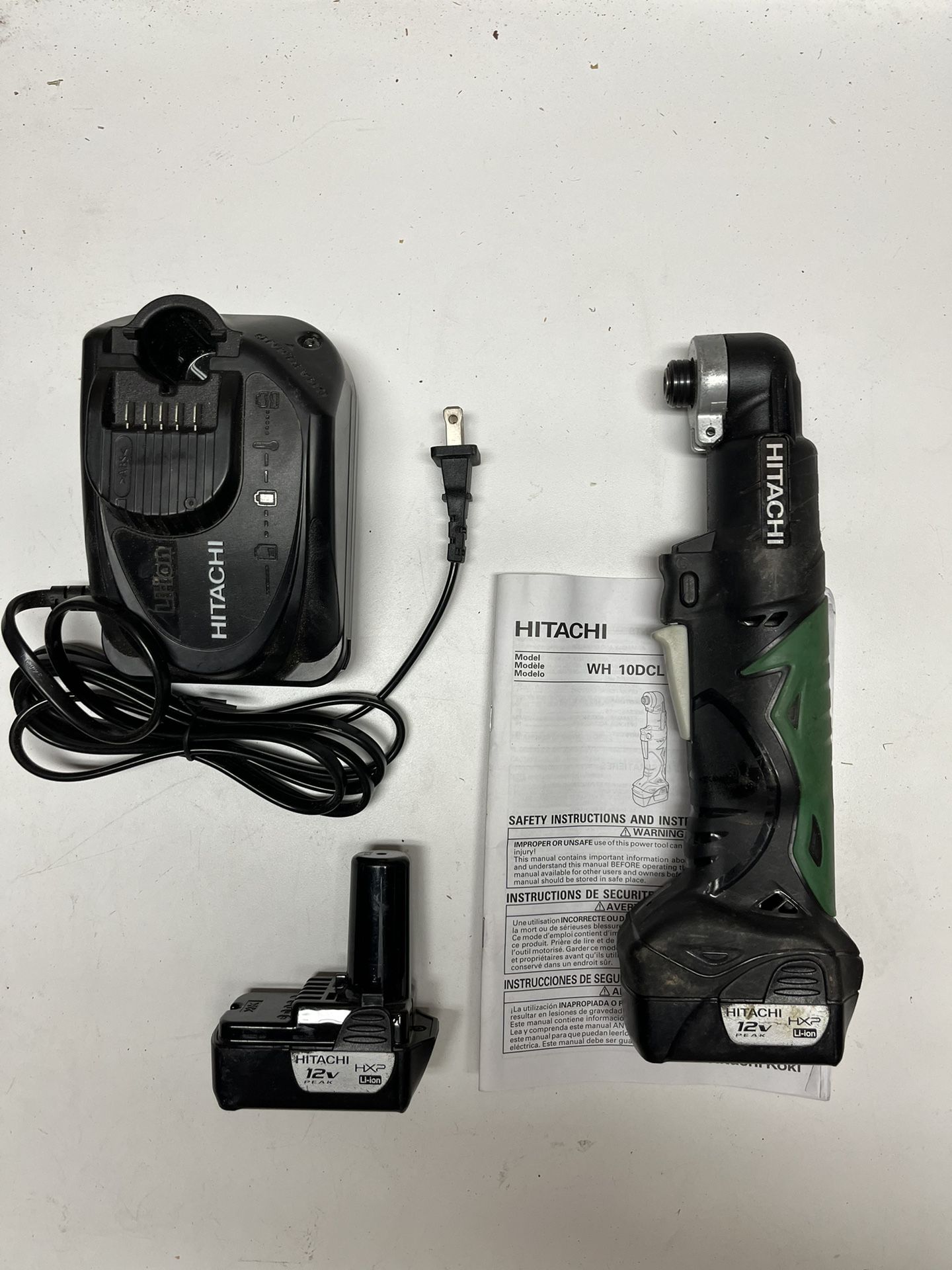 Hitachi Wh 10DCL Angle Impact Driver Kit (orig $150)
