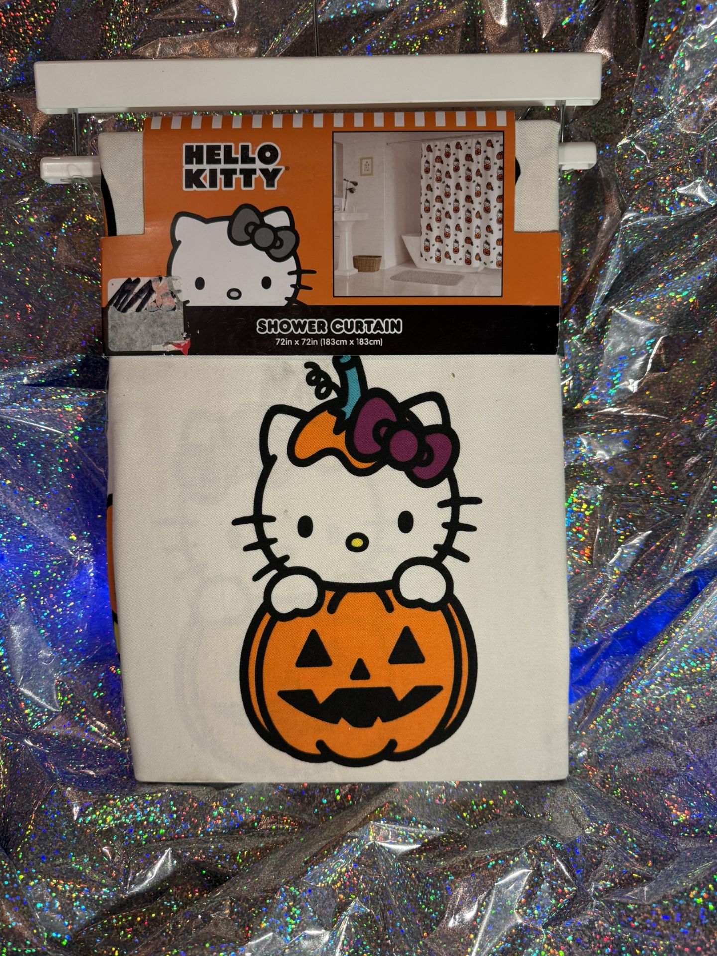 Hello Kitty Halloween Shower Curtain