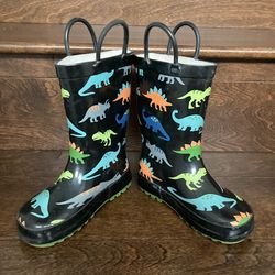 7t dinosaur rain boots