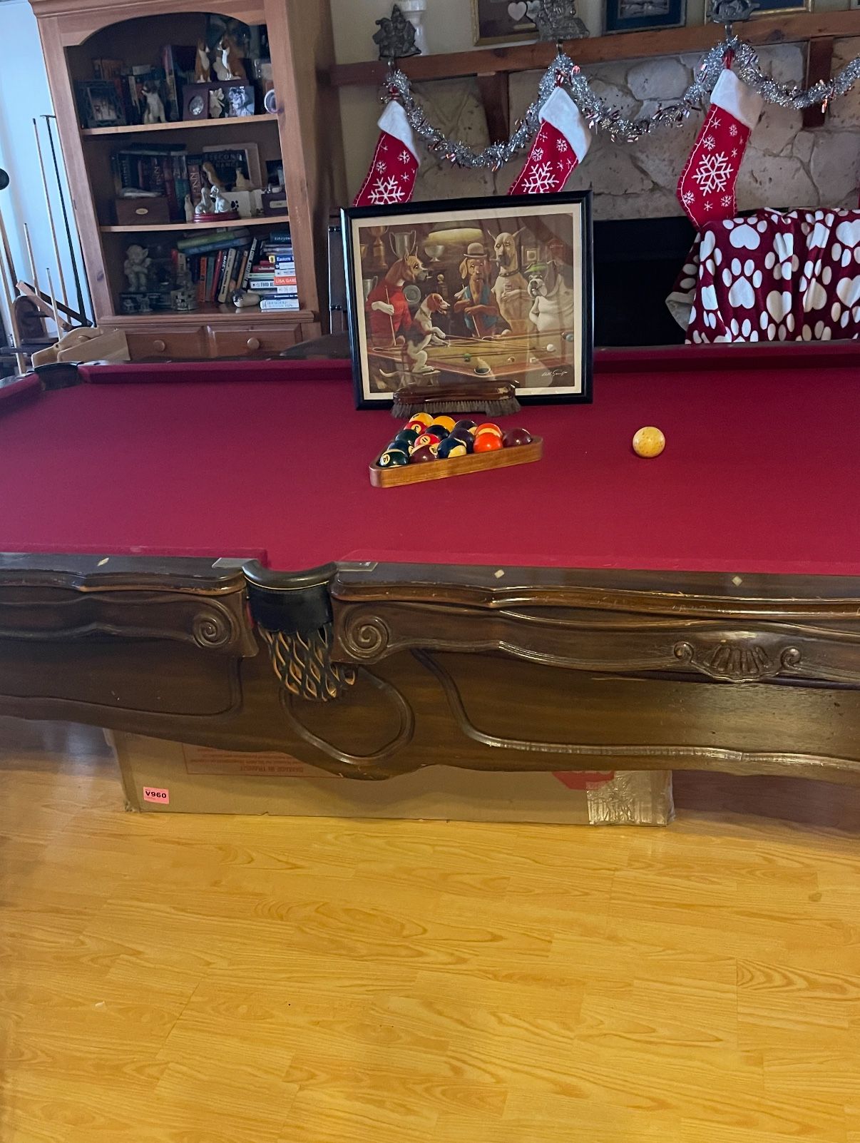 1980 Orleans By Brunswick Pool Table | 8 1/2 Feet x 5 Feet
