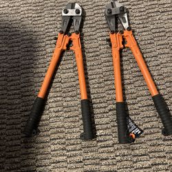 Set Of 2 GreatNeck 18” Bolt Cutters. 
