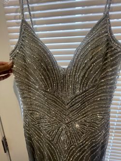 Silver Gown Dress
