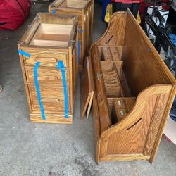 Oak Crest Roll Top Desk