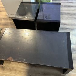 Ikea Coffee Table & Side Table